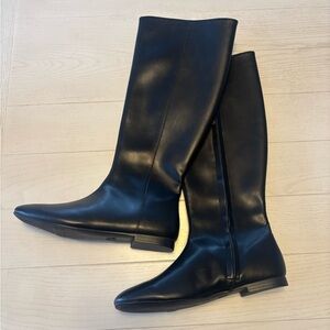 Time and Tru Classic Black Knee-High Boots